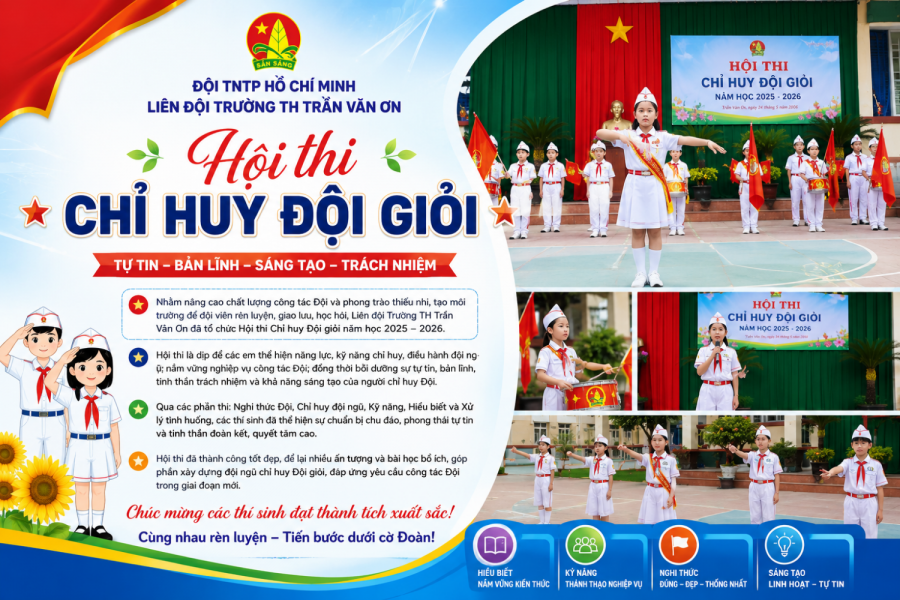 HỘI THI CHỈ HUY ĐỘI GIỎI